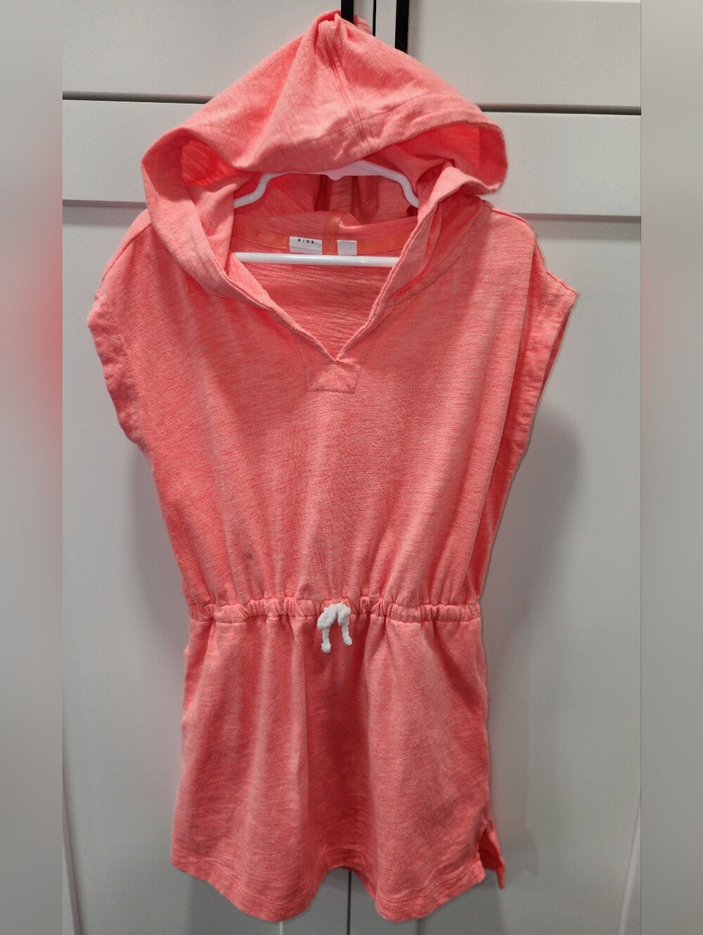 GAP Girls Coral Hooded Swim Coverup